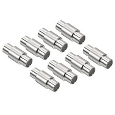 Inline Axle Spacer, 8pcs Skates Bearing Speed Spacer for 8mm Axle Roller, White