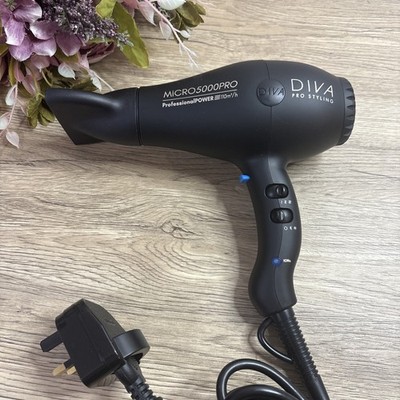 Diva Pro Styling Micro 5000 Pro Trockner, Professional Power 110 m³/h