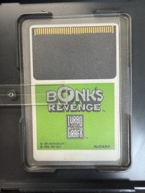 Bonk&rsquo;s Revenge (TurboGrafx-16) HuCard, Case & Manual - Tested