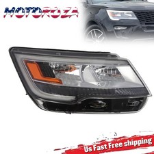Headlight Assembly Halogen w/LED DRL For 2016-2018 Ford Explorer Headlamps Right
