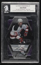 2000 ITG Be A Player Ultimate Memorabilia Silver /90 Jason Arnott #U-46 Auto 8d2