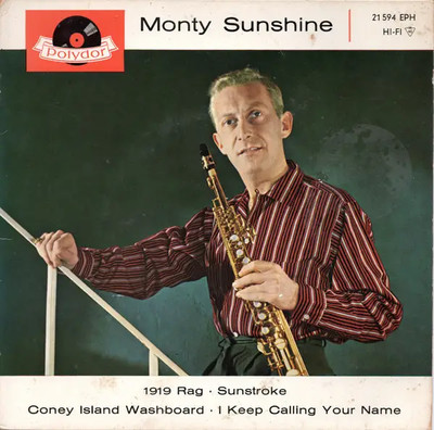 Monty Sunshine Monty Sunshines Jazz Band EP Vinyl Single 7inch NEAR MINT