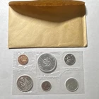 1964 Canada Proof Set .800 Silver Uncirculated $1 50C 25C 10C 5C 1C w/ Envelope