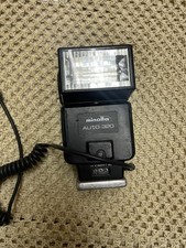 Minolta Auto 320 Flash Unit Camera Flash Shoe Mount Flash Light
