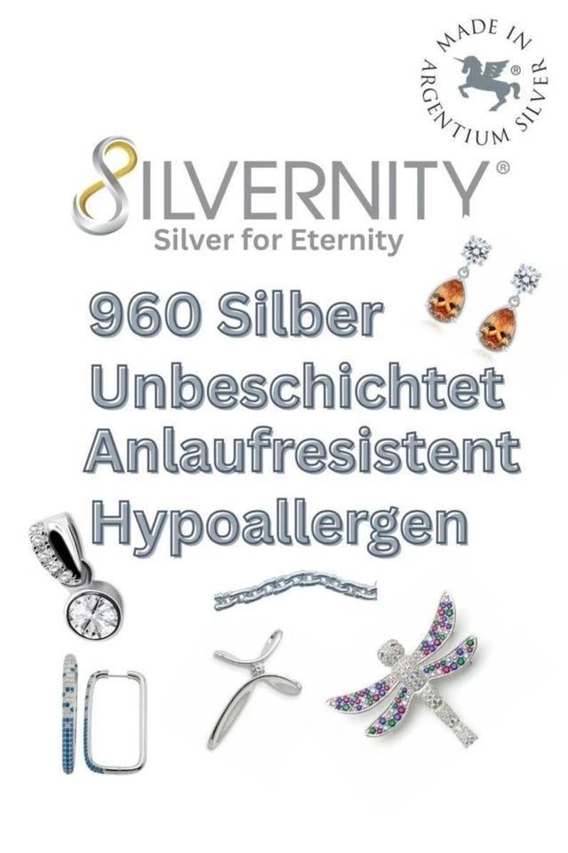 Anhänger aus 960 Argentium Silber