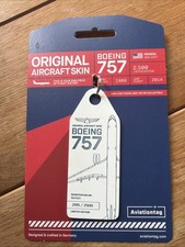 Aviationtag - Delta Boeing 757 - N646DL - Weiss / Blau super SELTEN