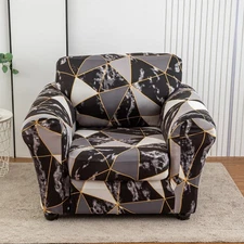 Printed elastic armchair cover, individual sofa cushion cover, home decor