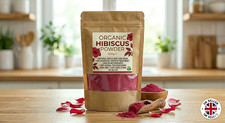 Organic Hibiscus Powder 500g Pure Herbal Tea Drink Red Food