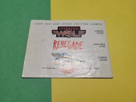 Nintendo NES Manual Only Bubble Bobble NES-B2-USA