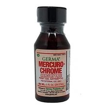 Germa Mercuro-Chrome Mercury-Free Liquid, 1 fl oz