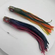 12.5" Trolling Chugger Head Skirt Teaser Unrigged Offshore Tackle