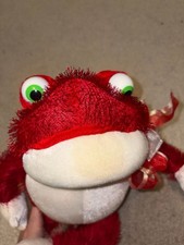 Dan Dee Collector's Choice Valentine's Day Red and White Plush Frog