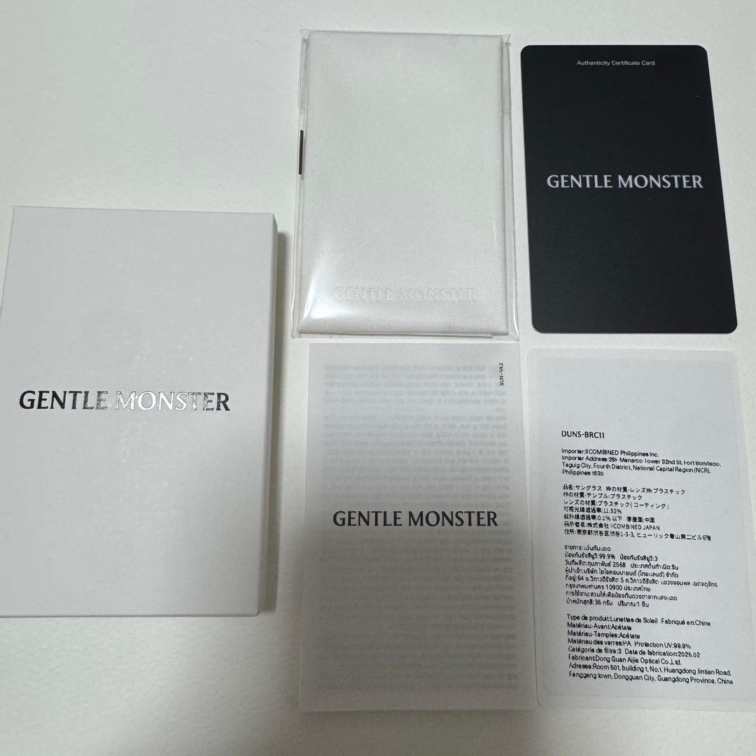 Gentle Monster Duns Brc11 Sunglasses Unisex for Men Women UV Protection Japan image 10