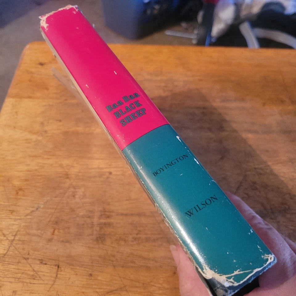 BAA BAA BLACK SHEEP Pappy Boyington SIGNED/INSCRIBED Hardcover 17th Prt 1958 - Image 4 of 4