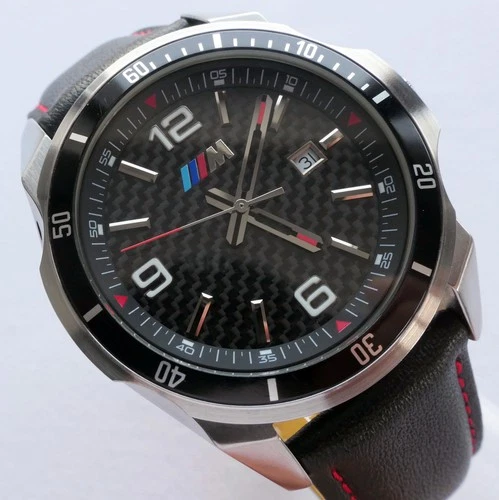 BMW M1 M3 M5 M Power Motorsport Carbon Fiber GTR GTS Racing Car Accessory Watch
