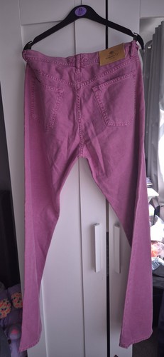 Pantalón Luigi Borrelli Luxury talla 34W 32L - Rosa - Imagen 5 de 8