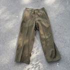Vintage WWII US Army OD Wool Field Trousers Pants 31x32 Short WW2 Military