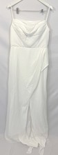 Ivory Boho Mermaid Wedding Dress Size 16 Backless Lace Bridal Gown NWT Fast Ship