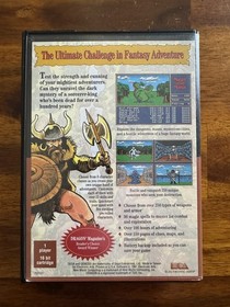 Might and Magic: Gates To Another World Sega Genesis Complete Tested and Working