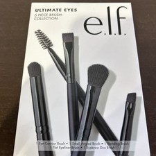 e.l.f. Ultimate Eyes 5 Piece Brush Collection Makeup Brushes Eyeliner More