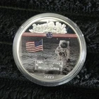 United States Mint 2019 Moon Landing 50th Anniversary 1 oz Silver Metallic Coin