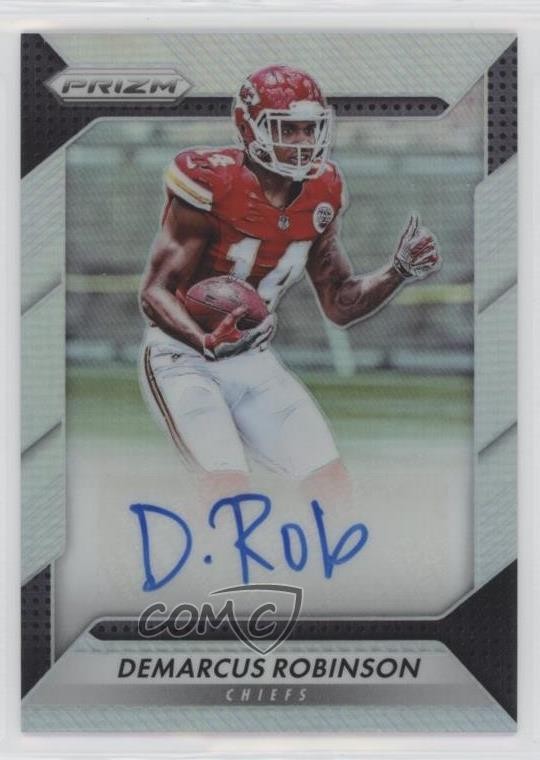 2016 Panini Prizm Rookie Silver Demarcus Robinson #RA-DRB Auto RC 0i1b