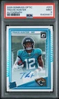 2025 PANINI DONRUSS OPTIC TRAVIS HUNTER #201 RATED ROOKIE AUTO /350 PSA 9 🔥🔥🔥