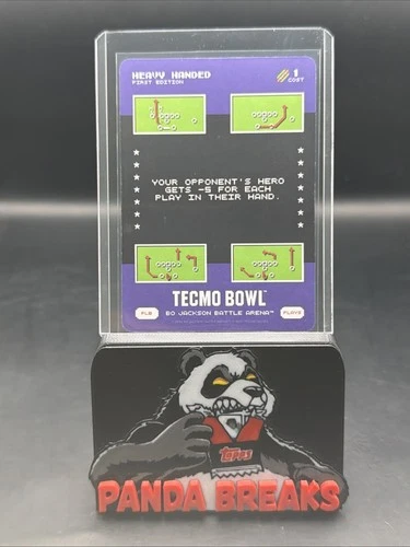 2026 Bo Jackson Battle Arena Tecmo Heavy Handed SSP Super Short Play #PL8