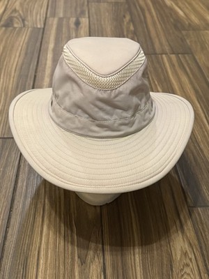 Tilley LTM6 Airflo Hat Light Tan Khaki Wide Brim Mesh Vented Size 7 1/8 Canada