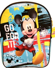 Disney Mickey Mouse Large Backpack 15" New