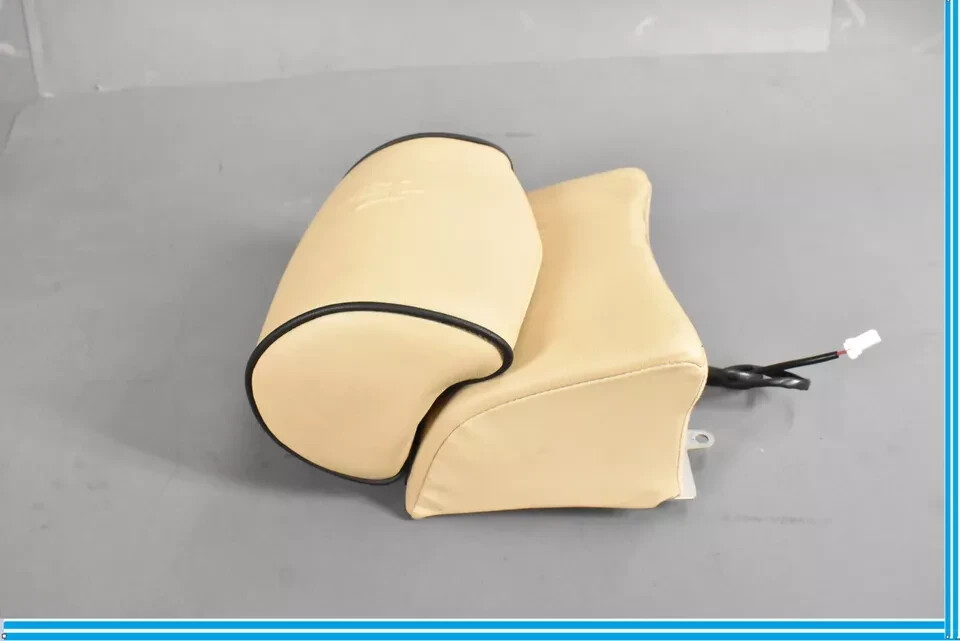 03-13 Maserati Quattroporte S M139 Rear Center Seat Headrest Tan OEM