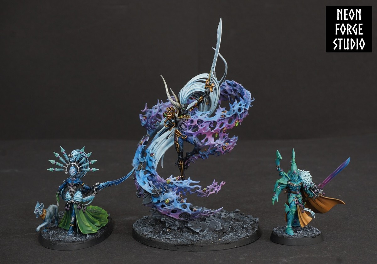 WH40K Ynnari Yncarne Yvraine Visarch Triumvirate of Ynnead