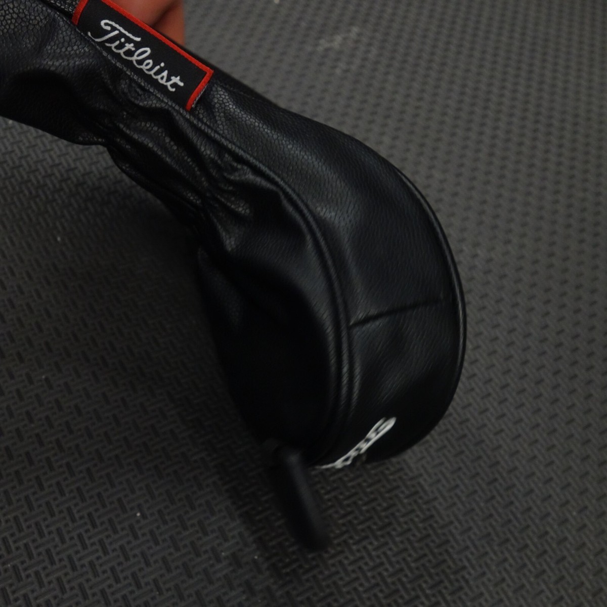 Original TITLEIST TSR Fairwayholz Kopfbezug Aus Leder – Schwarz/weiß, Für Golfschläger Original TITLEIST TSR Fairwayholz Kopfbezug Aus Leder – Schwarz/weiß, Für Golfschläger