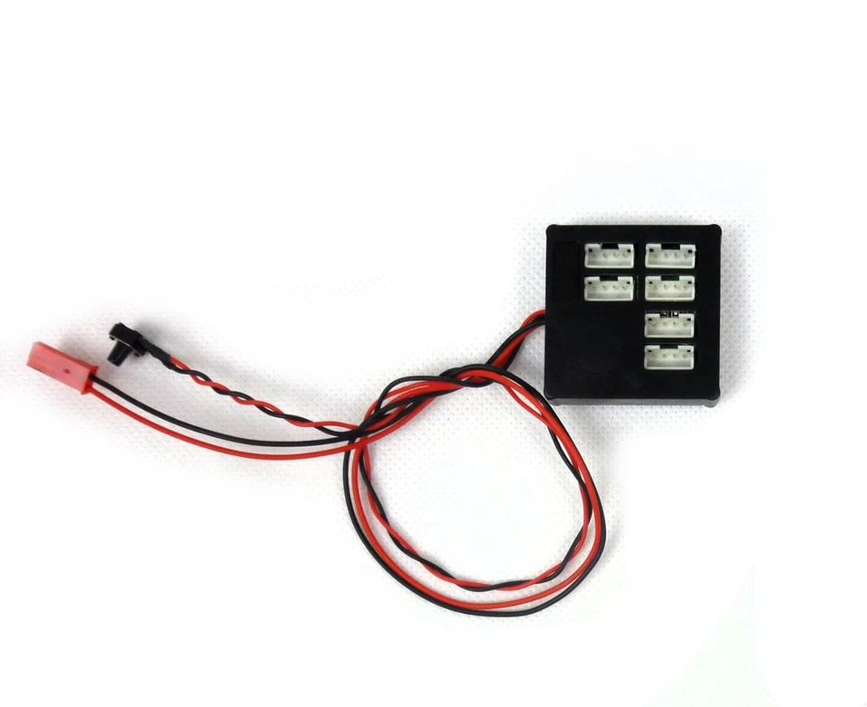 6 Slot Flashing Led Light Kit aka "Dark Drifter" for 1:10 scale RC car or truck - Image 2 of 4