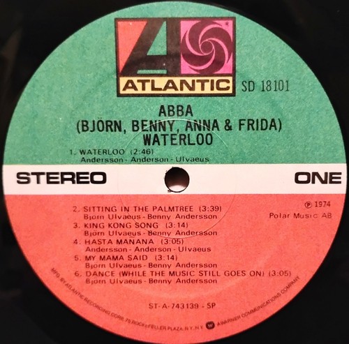ABBA "WATERLOO" (RARE "MINT" VINY& NM COVER / 1ST RL- 1974) - Picture 4 of 9