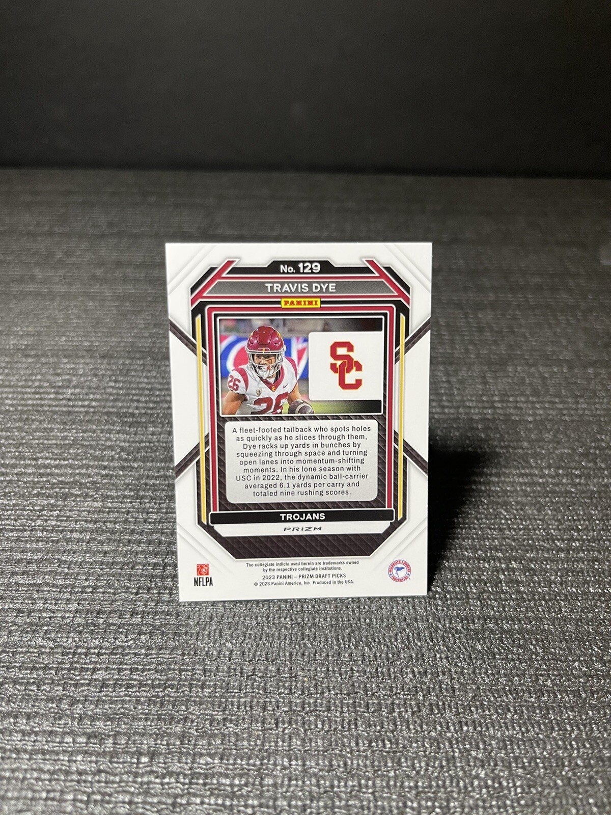 2023 TRAVIS DYE PRIZM DRAFT PICKS GOLD ICE PRIZM ROOKIE RC USC eBay