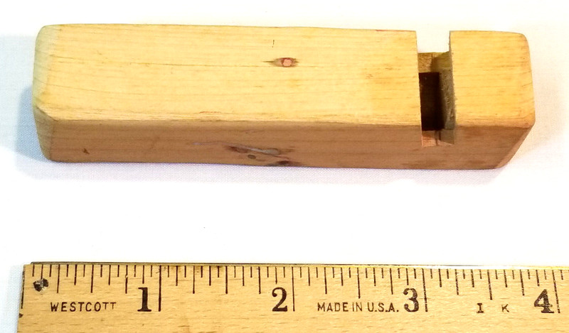 VINTAGE WOODEN TRAIN WHISTLE