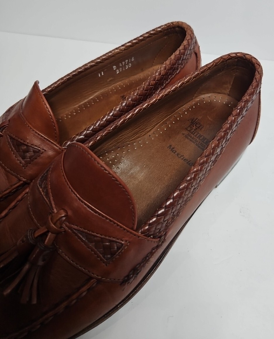 Allen Edmonds Maxfield Loafer Shoes 11D Chili Handcrafted in 