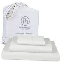 100 Cotton Sheets for Size Bed - 600 Thread Count Bed Twin Light Grey Solid