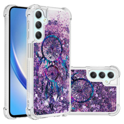 For Samsung Galaxy A04E A82 A73 A54 F41 Bling Quicksand Glitter