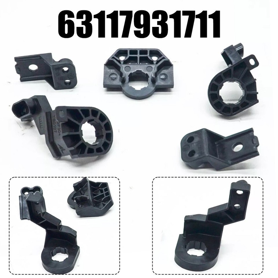 Headlight Bracket Repair Kit For BMW For X3 For X4 2018 2021 ABS Black