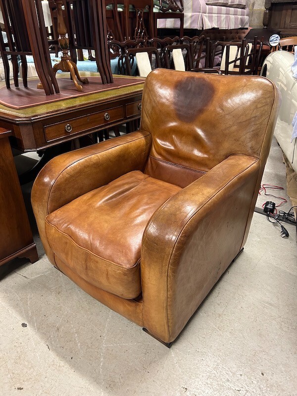 Living Room Arhaus Leather Swivel Chair Vernon Leather Chair – Arhaus