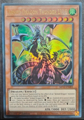 Armed Dragon Thunder LV10 Ultra Rare MP22-EN001