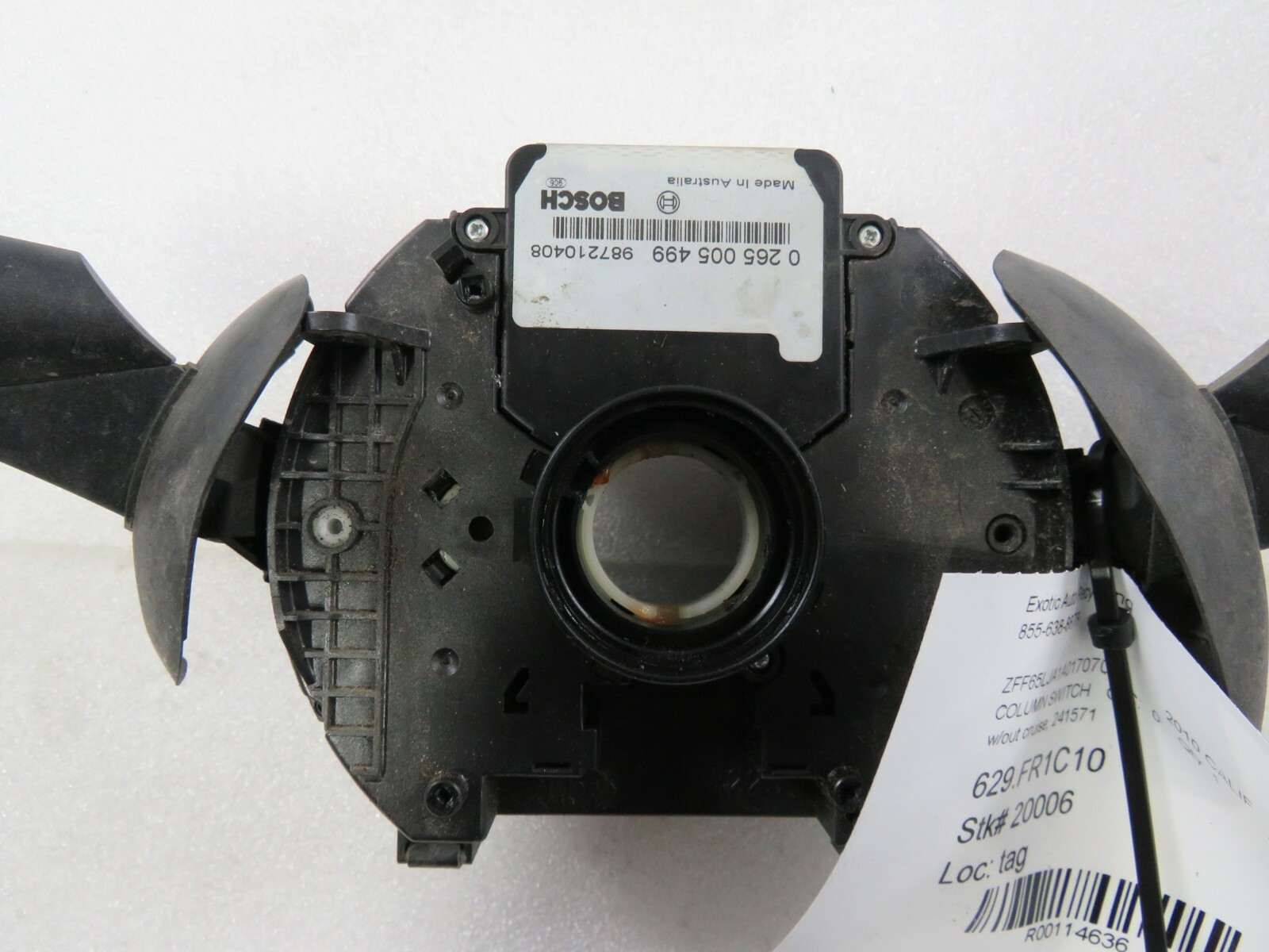 Ferrari California, Column Switch w/o Cruise Control, Used, P/N 241571