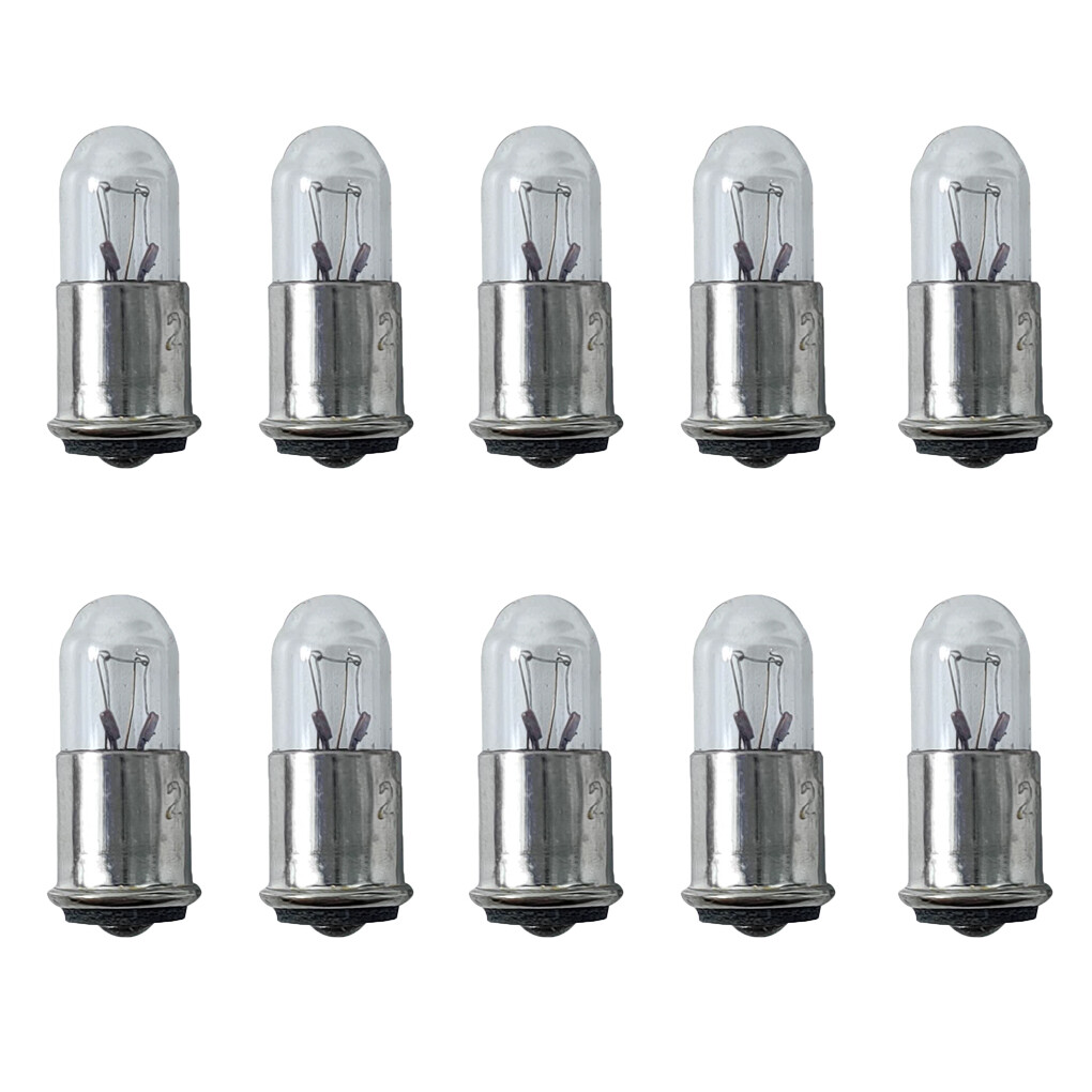 10Pcs 28V MF6 Subminiature Bulb For 327 387 376 S3368-2 MS25237