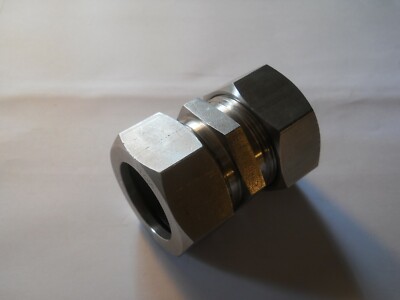 SCHWER FITTINGS GERADE VERSCHRAUBUNG  G 35-L  EDELSTAHL 1.4571 -NEU-