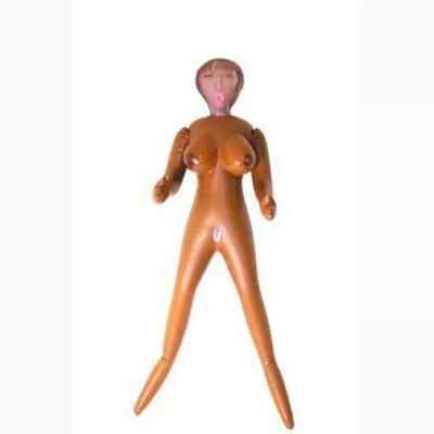 Inflatable Blow Up India Nubian Ebony Love Sex Doll Bachelor Party Gags