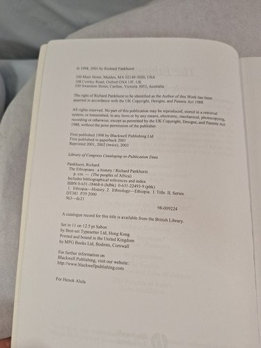 Die Äthiopier: Eine Geschichte (Völker Afrikas) von Richard Pankhurst - Bild 3 von 3