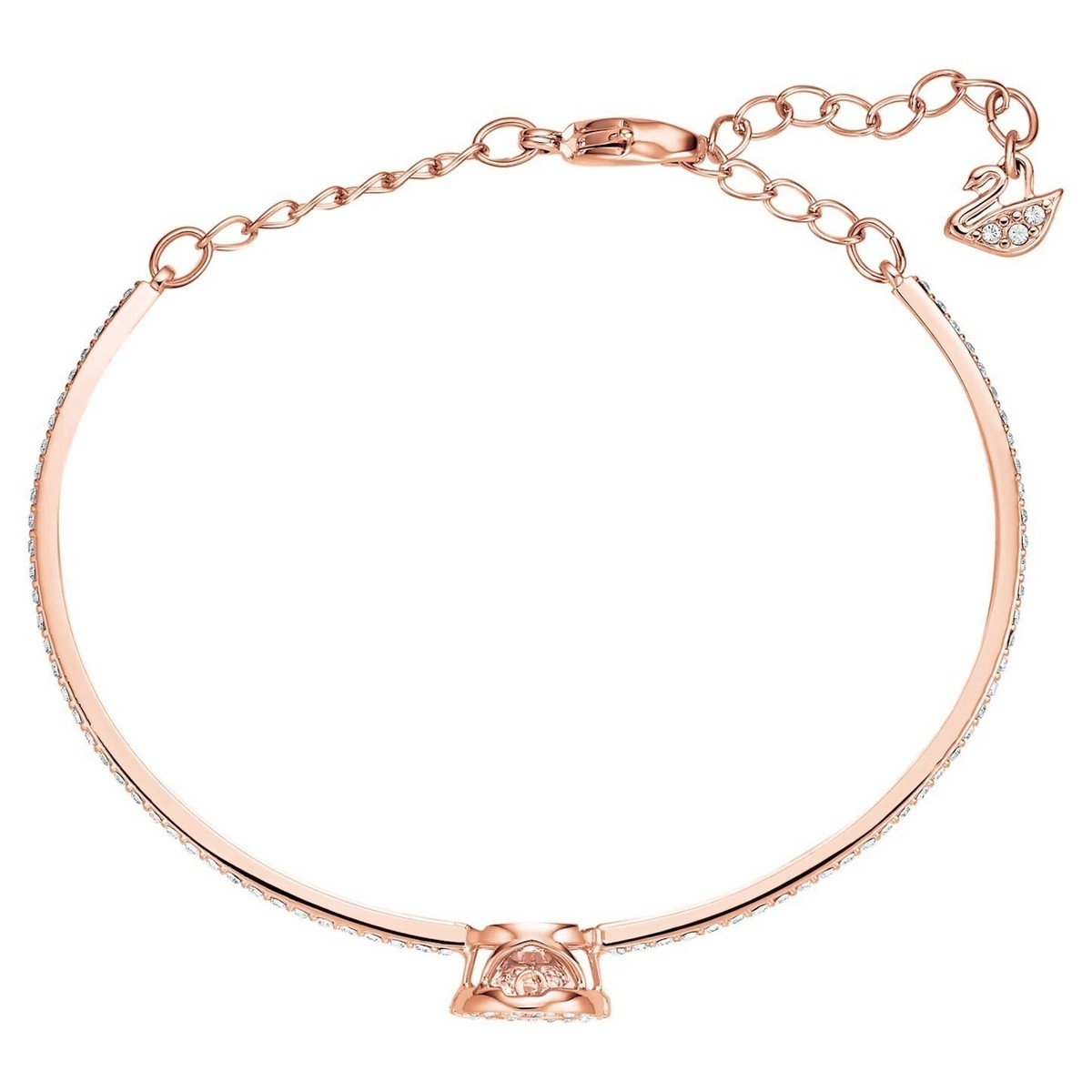 NWB Swarovski Sparkling Dance bangle Clover, Pink, Rose gold