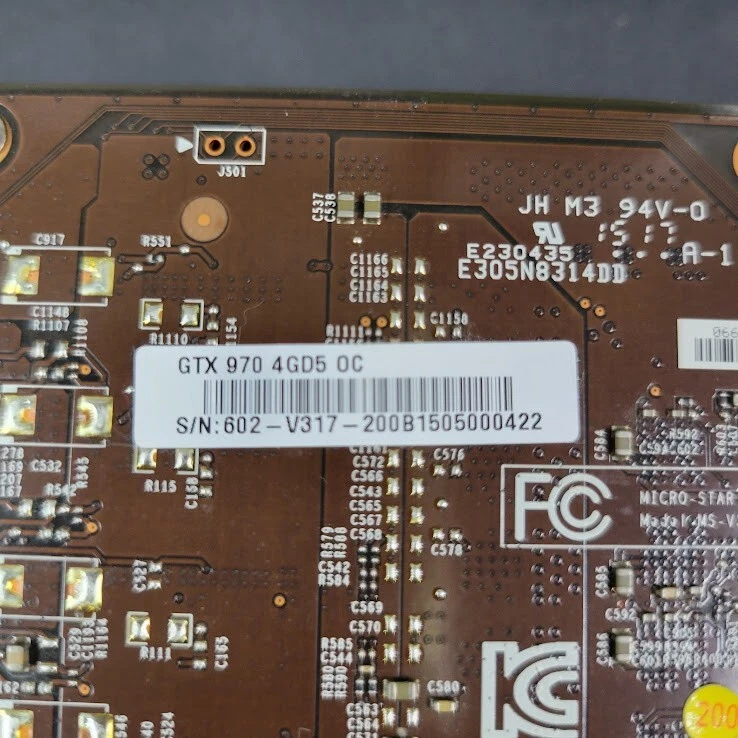 MSI NVIDIA GeForce GTX 970 Afterburner 4GB (GTX 970 4GD5 OC) - Used - Image 4 of 4